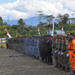 Kodim 1710/Mimika Bersama Satuan TNI Se-Garnisun Timika Gelar Upacara HUT Ke-80 TNI Tahun 2025
