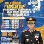 Polda Papua Barat Daya Gelar Turnamen Bola Voli Kapolda Cup 2025, Meriahkan HUT Brimob ke-80