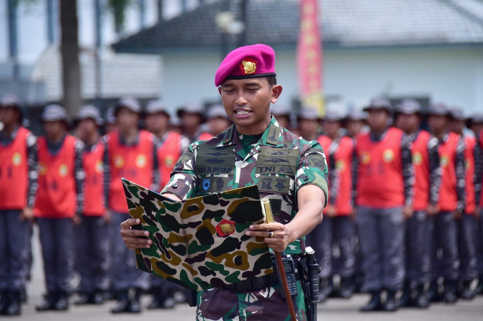 Yonif 2 Marinir Siap Mendidik Mental Dan Karakter Siswa Gapura Panca Waluya Batch VI
