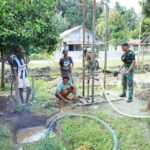 Atasi Krisis Air Bersih, Satgas TMMD Ke-126 Kodim 1505/Tidore Bangun 4 Titik Sumur Bor di Oba Selatan “TNI Manunggal Air”