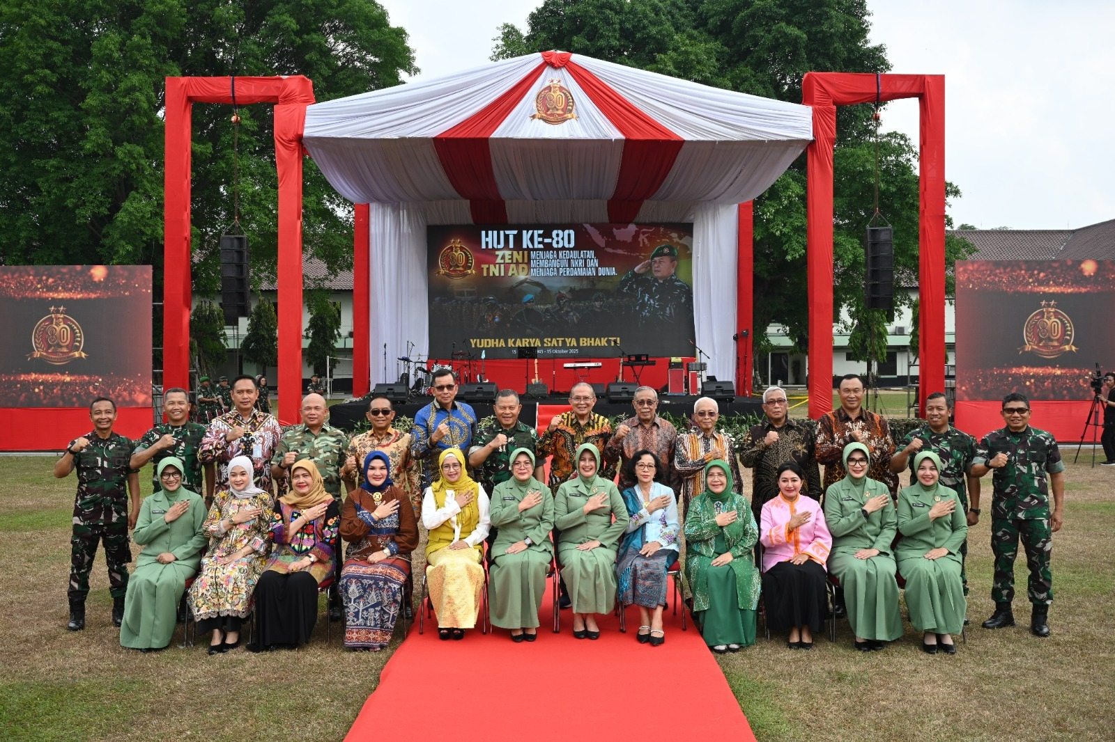HUT Ke-80 Zeni TNI AD Siap Jaga Kedaulatan, Bangun NKRI, dan Dukung Perdamaian Dunia