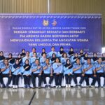 Danlanud Sultan Hasanuddin Hadiri Olahraga Bersama Dalam Rangka HUT Ke-69 PIA Ardhya Garini