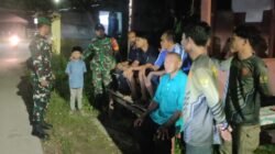 Patroli Malam Hari, Babinsa Bersama Warga Jaga Kamtibmas