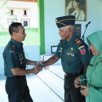 Kodim 1505/Tidore Gelar Acara Purna Bhakti dan Pelepasan Pindah Satuan Personel