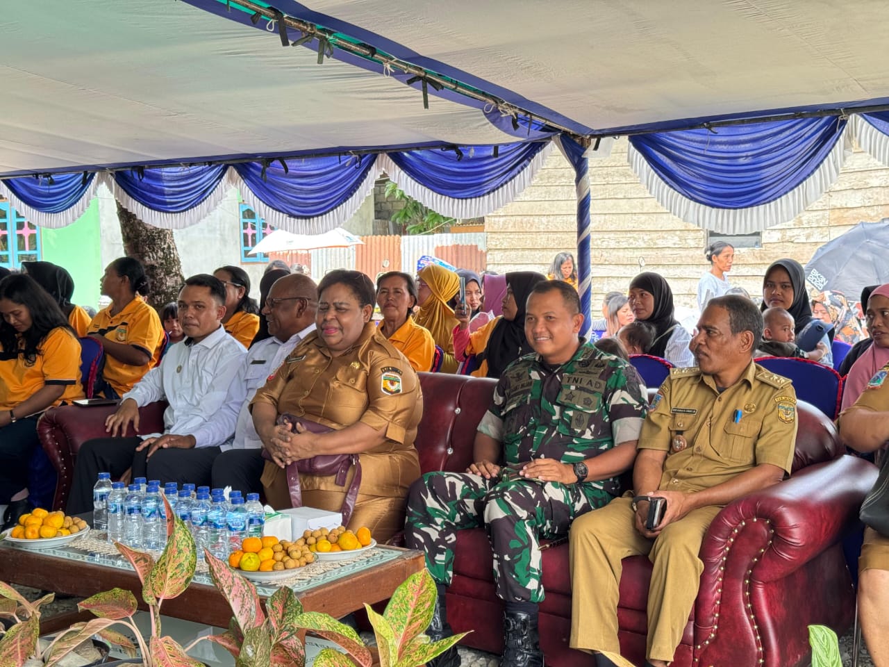 Dandim 1710/Mimika Hadiri Acara Launching Pemberian MBG Kepada Penerima Manfaat 3B