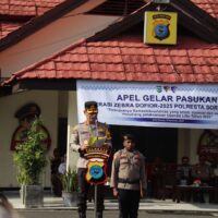 Polresta Sorong Kota Laksanakan Apel Gelar Pasukan Operasi Zebra Dofior 2025