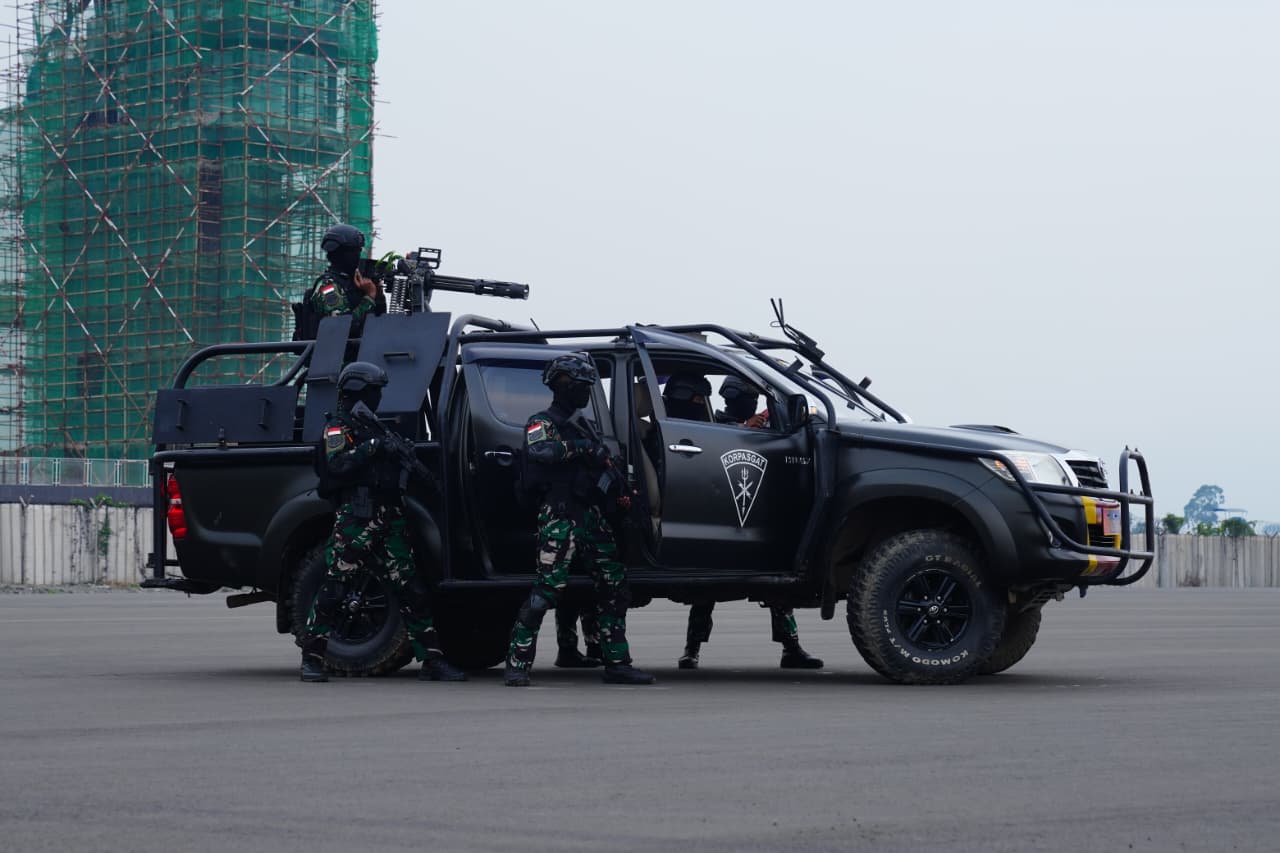 Operasi Force Down Warnai Latihan TNI Terintegrasi Tahun 2025 di Morowali