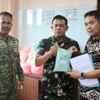 Dandim 0411/KM Serahkan 194.631 Butir Ekstasi Hasil Temuan Prajurit Kodam XXI/RI Kepada Polda Lampung