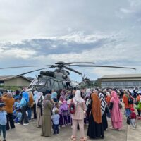 Ribuan Warga Masyarakat Meriahkan Open Base Lanud Sultan Hasanuddin 2025