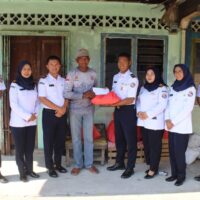 Stasiun Bakamla TBK Salurkan Paket Sembako Sambut HUT ke-20 Bakamla RI
