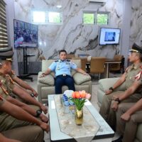Danlanud Sultan Hasanuddin Terima Kunjungan Silaturahmi Taruna AAU Asal Makassar
