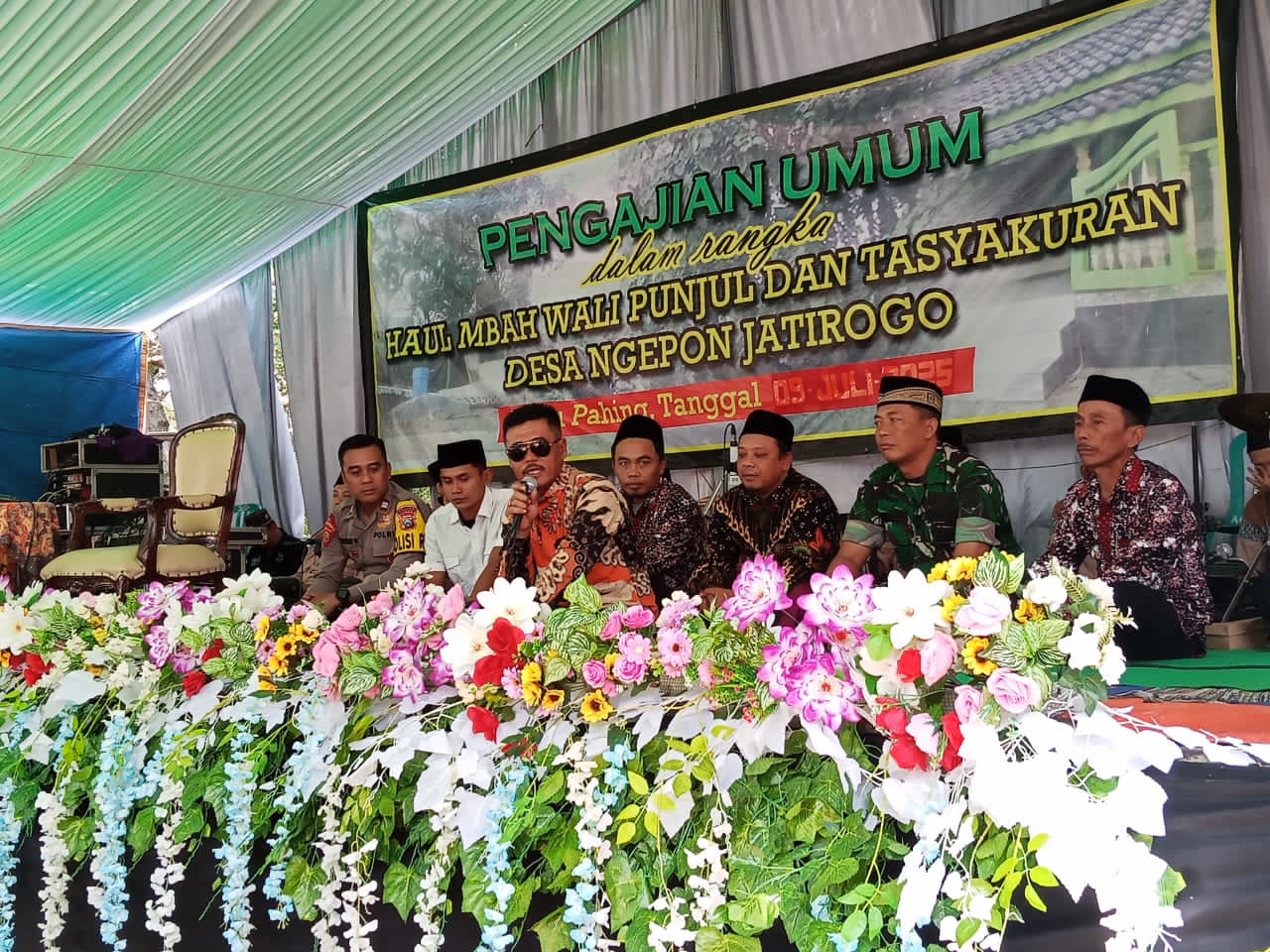 Kesederhanaan Kades Ngepon Saat Memimpin Haul Tinggalkan Kesan Mendalam di Hati Warga