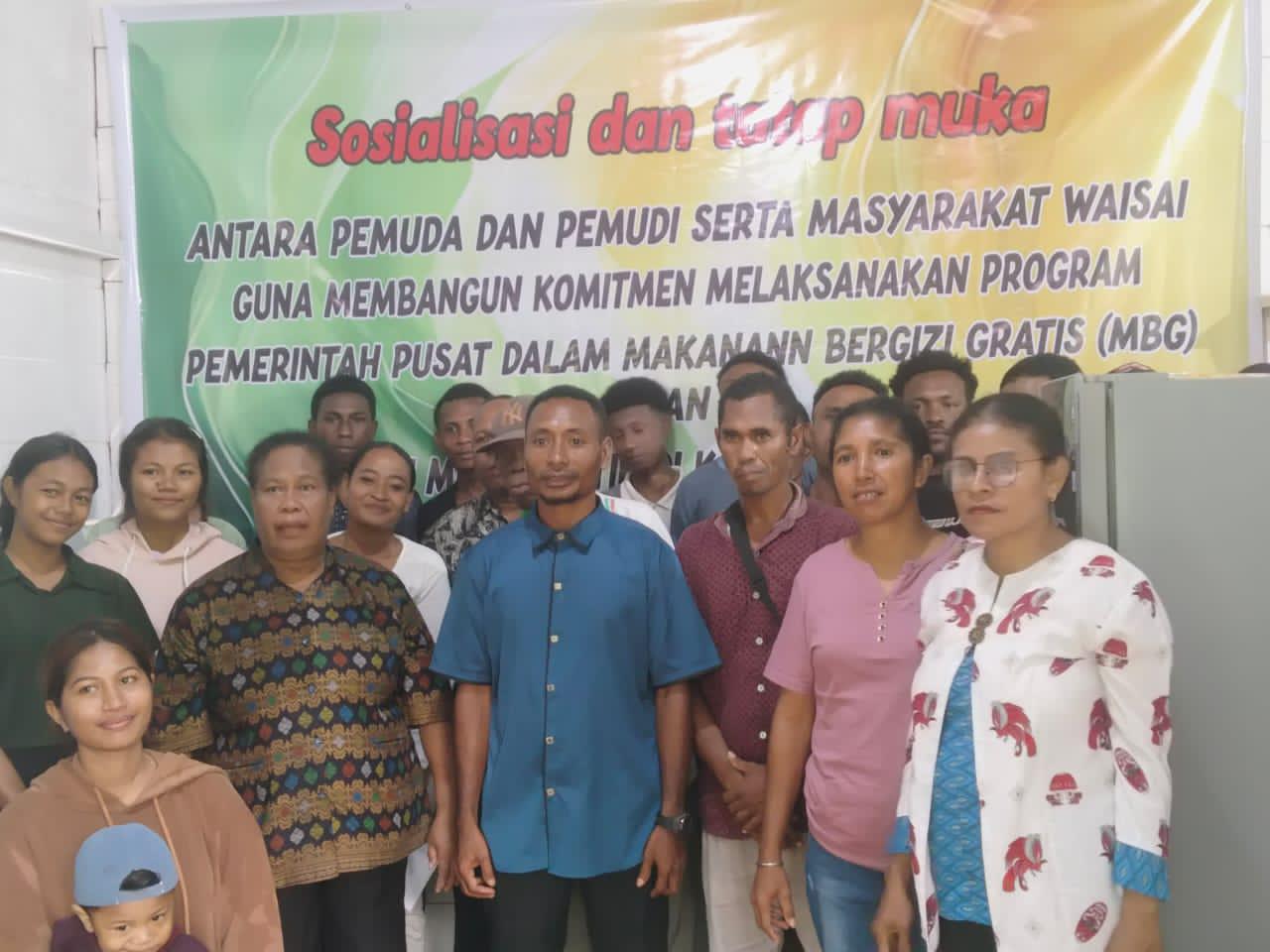 Masyarakat Waisai Mantapkan Dukungan Terhadap Program MBG dan Koperasi Merah Putih dalam Kegiatan Sosialisasi Bersama Anggota DPRD Otsus