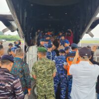 Lanud SMH Kirim 14 Ton Bantuan Kemanusiaan untuk Aceh, Sumut, dan Sumbar