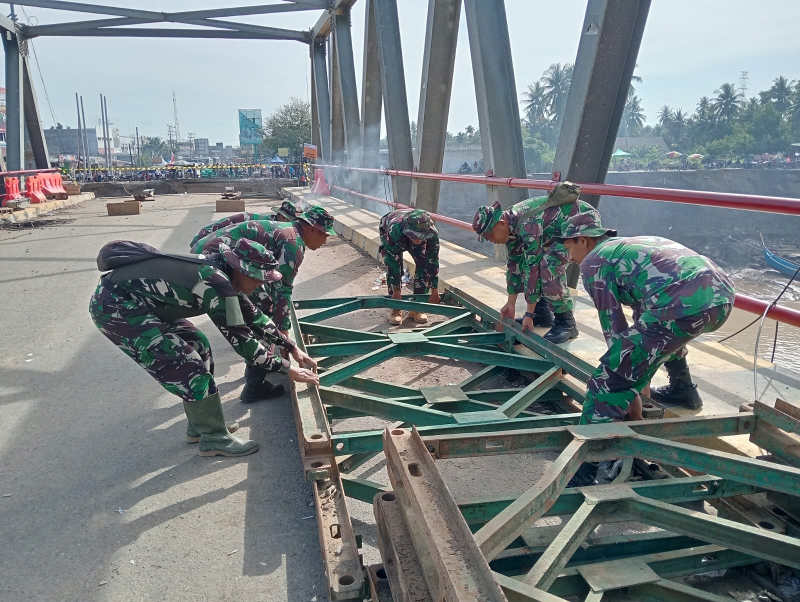 TNI Percepat Konektivitas Aceh: Proyek Jembatan Bailey Dikebut di Titik-Titik Kritis