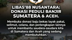 LIBAS 88 Nusantara Gerak Cepat Galang Donasi untuk Korban Banjir Sumatera dan Aceh