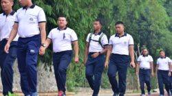 Jalin Silaturahmi, Danyonif 2 Marinir Ikuti Olahraga Bersama Seluruh Perwira Pasmar 1