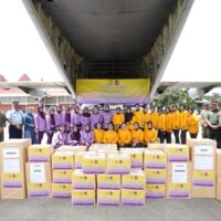 Dharma Pertiwi Pusat dan IKKT Pragati Wira Anggini Pusat Kirim Bantuan Sosial Untuk Masyarakat Terdampak Bencana di Sumatera