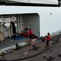 Tanjung Datu-301 Salurkan Bantuan Korban Bencana di Sumatra