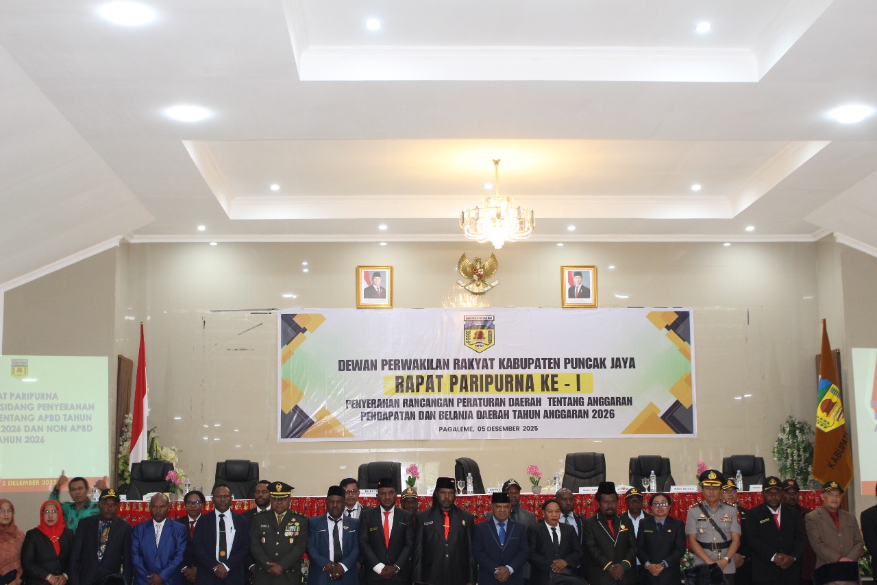 Kodim 1714/PJ Hadiri Sidang Penyerahan Raperda APBD 2026, Tegaskan Dukungan terhadap Pembangunan Daerah