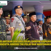 Hadiri Pelantikan Bintara Polri, Dandim 0906/Kkr Harap Tercipta Sinergi TNI-Polri dan Masyarakat