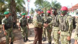 Menteri Pertahanan RI Kunjungi Brigif TP 85/BTC di Kutai Barat