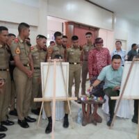 Hari Bakti Taruna 2026, Gubernur Akmil Apresiasi Kreativitas Taruna melalui Lomba Melukis dan Esai