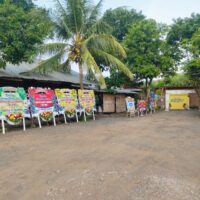 Karangan Bunga Membanjiri H-1 Launching LBH JIWA di Kawasan Strategis Paiton