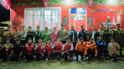 Malam Pergantian Tahun, Dandim 0906/Kkr Bersama Forkopimda Kukar Tinjau Pos Pengamanan Terpadu