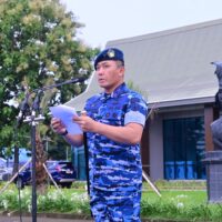 Awali Pelaksanaan Tugas Di Tahun 2026, Danlanud Sultan Hasanuddin Pimpin Apel Luar Biasa