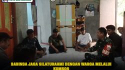 Babinsa Jaga Silaturahmi dengan Warga Melalui Komsos