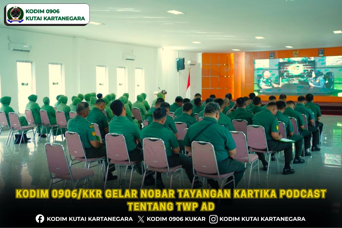 Kodim 0906/Kkr Gelar Nobar Tayangan Kartika Podcast Tentang TWP AD