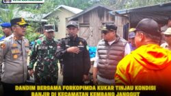 Dandim Bersama Forkopimda Kukar Tinjau Kondisi Banjir di Kecamatan Kembang Janggut