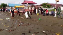 Jumat Bersih, Prajurit Kodim 1505/Tidore Bersatu Jaga Kebersihan Lingkungan