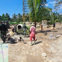 TNI AD Pacu Pembangunan Jembatan Gantung Equator, Akses Warga Kampung Alai Segera Terhubung
