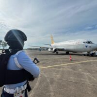 Lanud Sultan Hasanuddin Gelar Latihan Penanganan Pasca Force Down, Tingkatkan Interoperabilitas Opsgakkumpamwilud