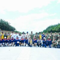 TNI Berhasil Laksanakan Uji Coba Pendaratan F-16 dan Super Tucano di Ruas Tol JTTS Lampung