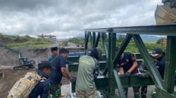 TNI AD Kebut Pembangunan Jembatan Bailey Karang Rejo, Pastikan Akses Warga Pulih Jelang Ramadhan