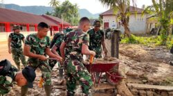 TNI AD Percepat Pemulihan Sekolah Terdampak Bencana di Tapanuli Tengah