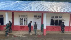 Satgas Gulbencal TNI AD Percepat Pemulihan SMPN 26 Takengon, Pastikan Sekolah Segera Kembali Digunakan