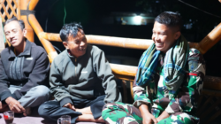 Pererat Kemanunggalan, Satgas TMMD Ke 127 Kodim 0808/Blitar Gelar Ronda Malam Bersama Warga Dusun Tirtomoyo