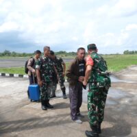 Dansatgas TMMD Wiltas Ke-127 Sambut Kedatangan Tim Wasev di Kubar