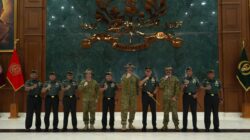 Gubernur Akademi Militer Terima Courtesy Call Atase Darat Australia