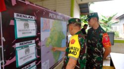 Tim Wasev Sterad Tinjau Posko TMMD Ke-127 di Kampung Linggang Amer