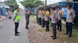 Pengamanan Pemberangkatan Warga PSHW Sutojayan Berjalan Aman Menuju Halal Bihalal Di Pemkab Blitar