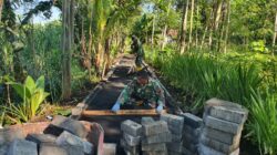 Pavingisasi TMMD Ke-128 di Dusun Klagin Brabe Capai 60 Persen, Warga Makin Optimis