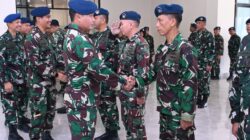 Komandan Lanud Sultan Hasanuddin Pimpin Laporan Korps Kenaikan Pangkat 21 Perwira