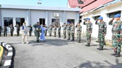 Mengakhiri Tugas dengan Kehormatan, Komandan Lanud Sjamsudin Noor Lepas Personel Terbaiknya