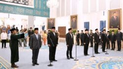 Panglima TNI Hadiri Pelantikan Menteri dan Pejabat Pemerintah Kabinet Merah Putih di Istana Negara