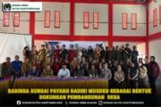 Babinsa Sungai Payang Hadiri Musdes Sebagai Bentuk Dukungan Pembangunan  Desa